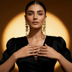 Jhumka Style kashmiri Chandelier Earring