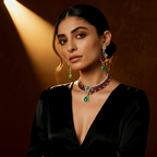 Beaded Choker Necklace and Earring Set