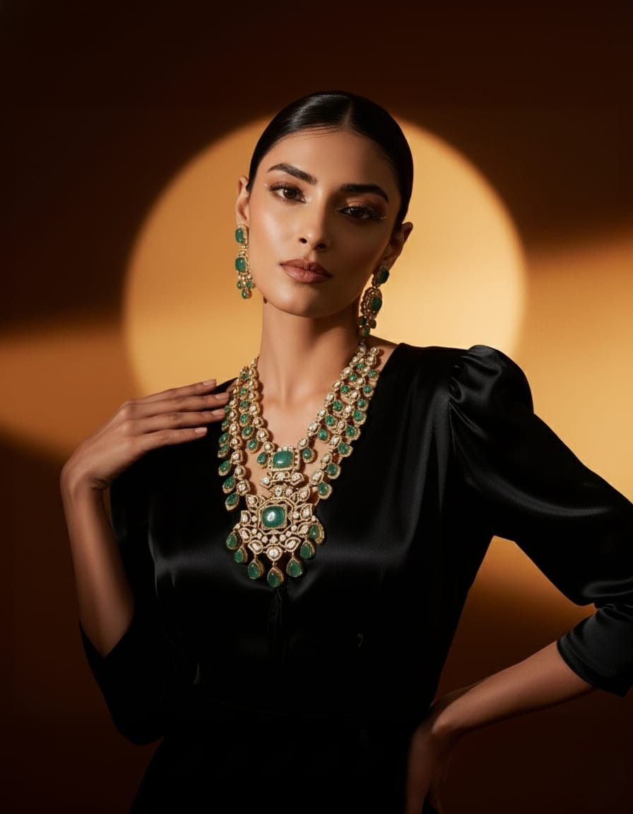 Bridal Style Layer Necklace Set