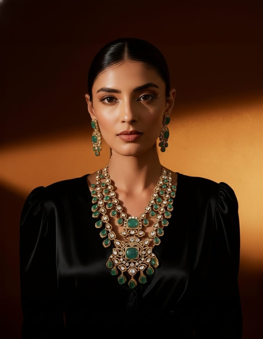 Bridal Style Layer Necklace Set