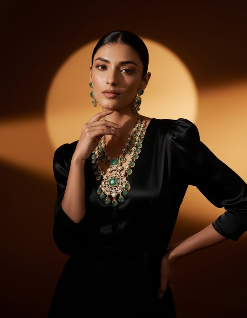 Bridal Style Layer Necklace Set