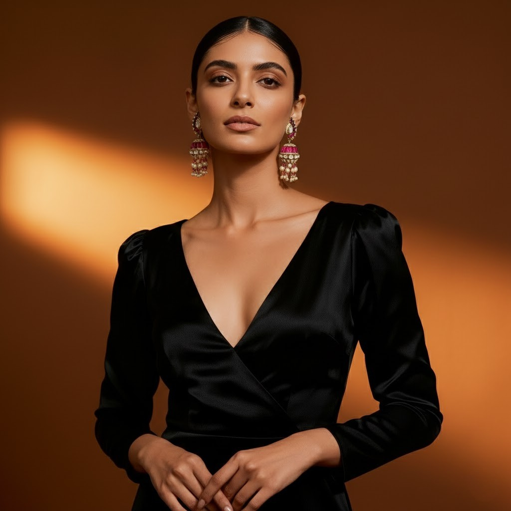 Bell Shape Jhumka Earring