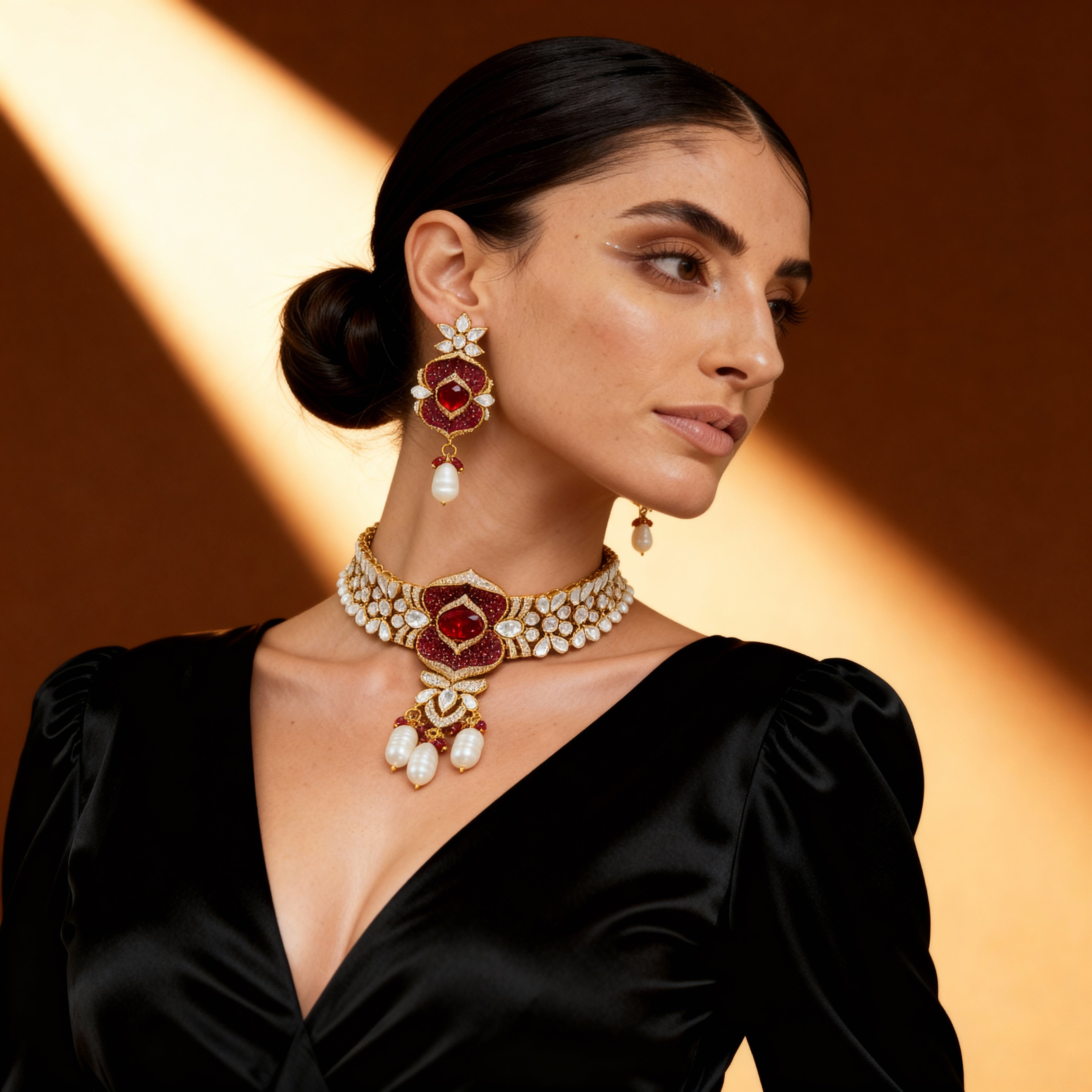 Chokar Style Necklace Set