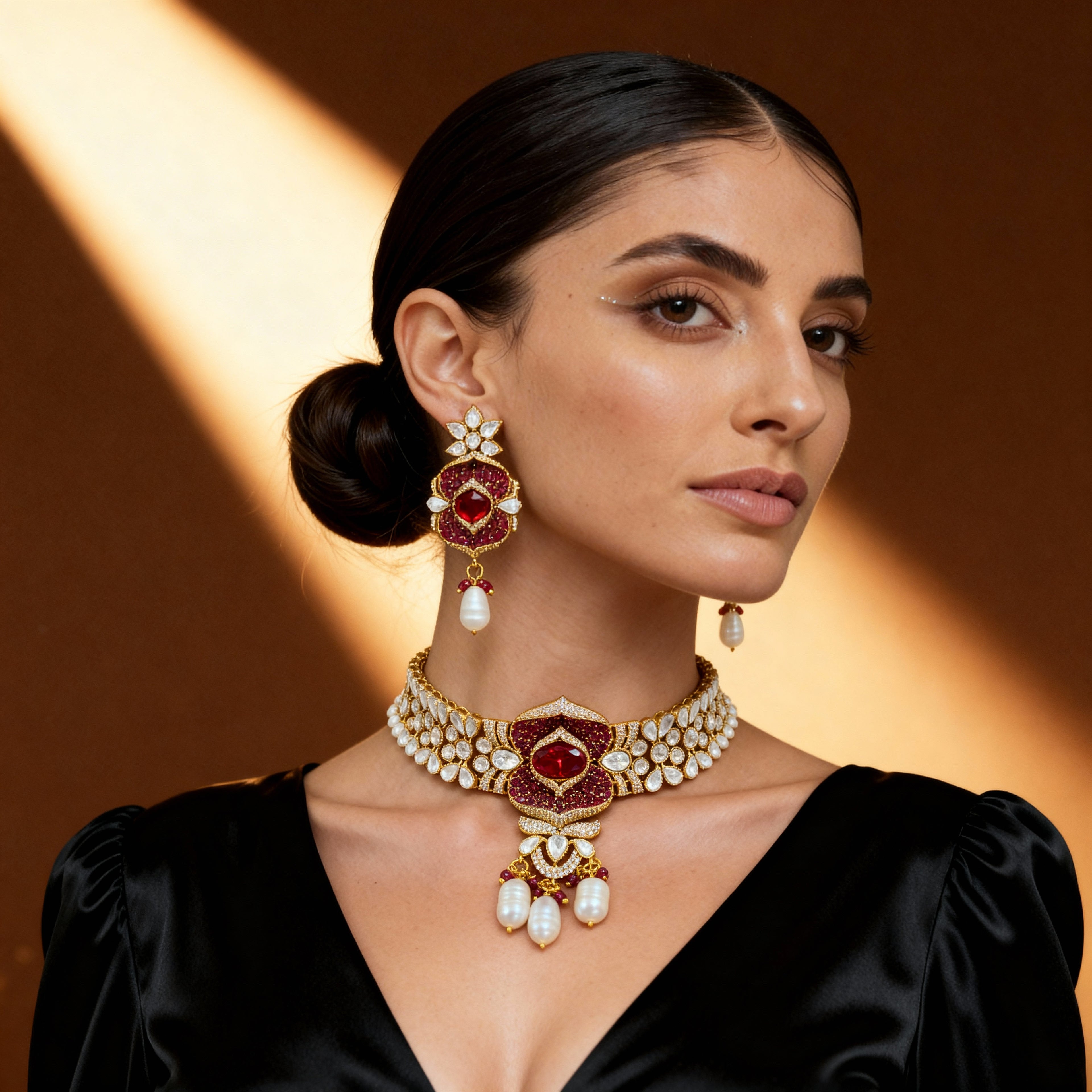 Chokar Style Necklace Set