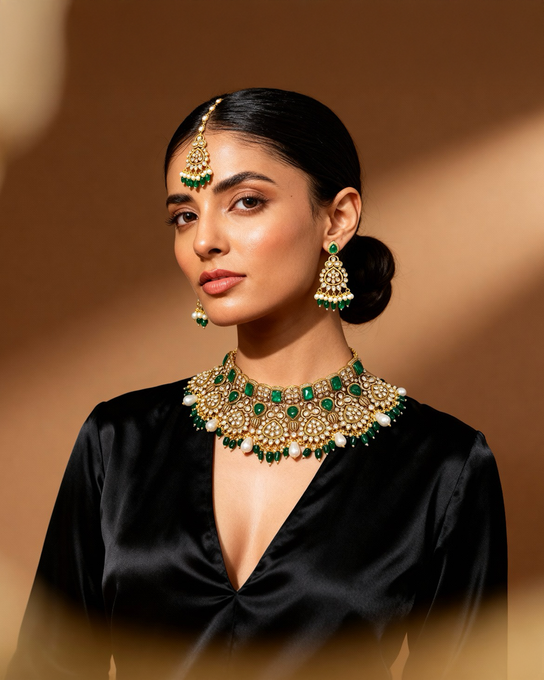 Traditional Kundan Chokar Set