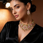 Rose Empress Polki Chokar Set