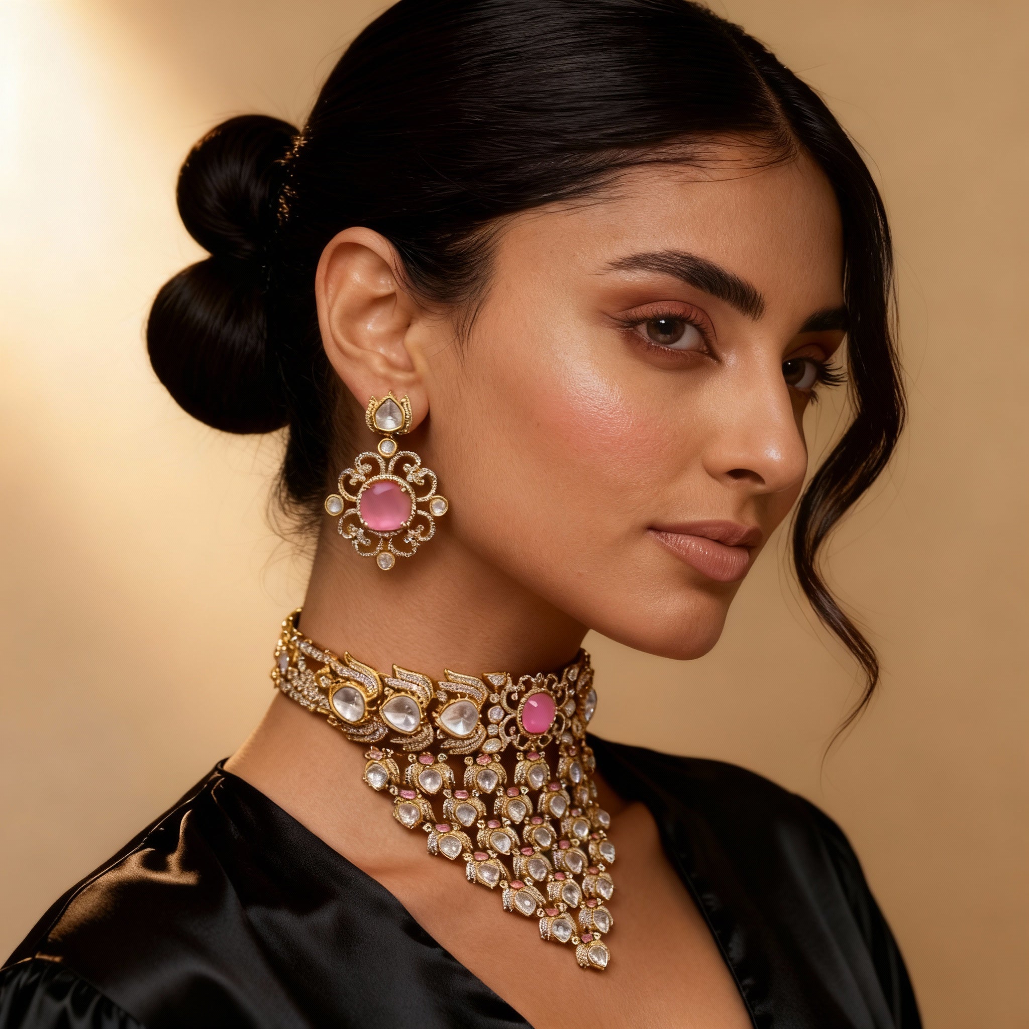 Luxrious Bridal Chokar Necklace Set