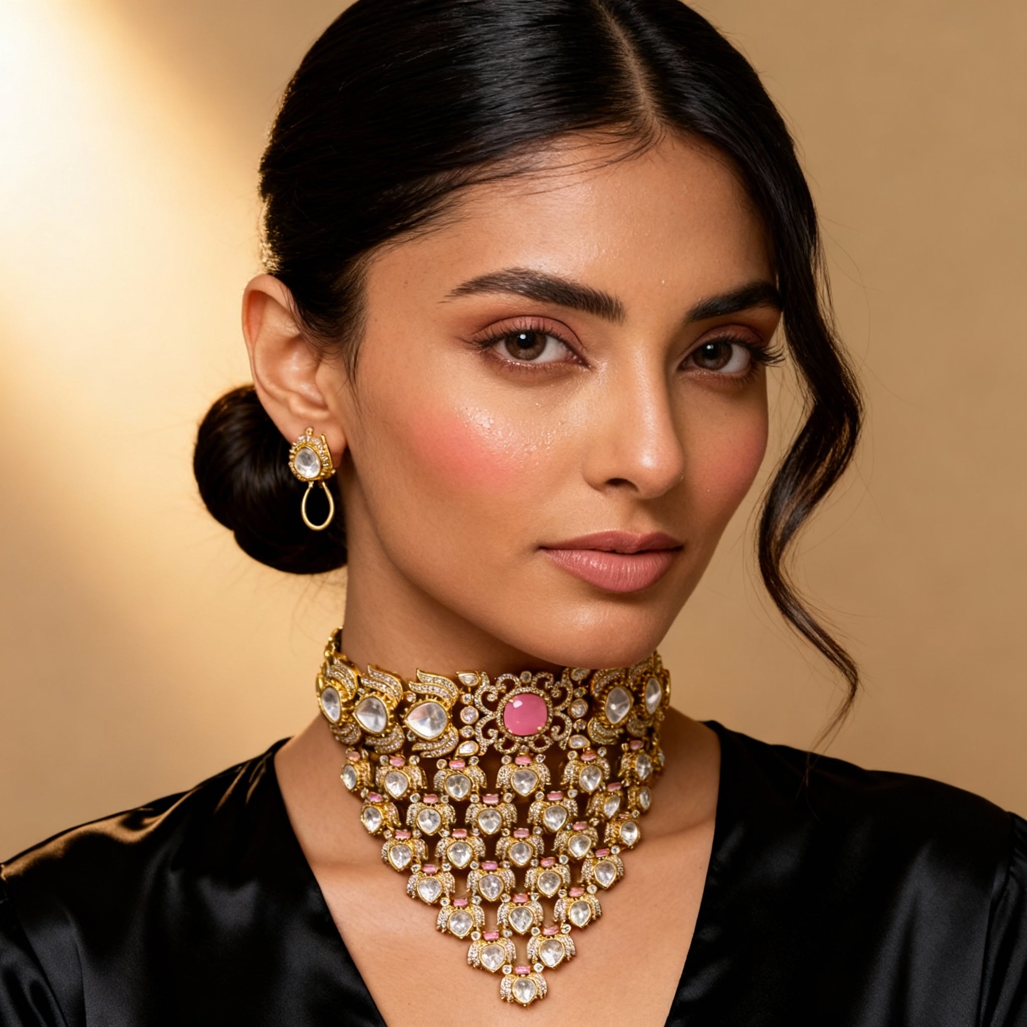 Luxrious Bridal Chokar Necklace Set