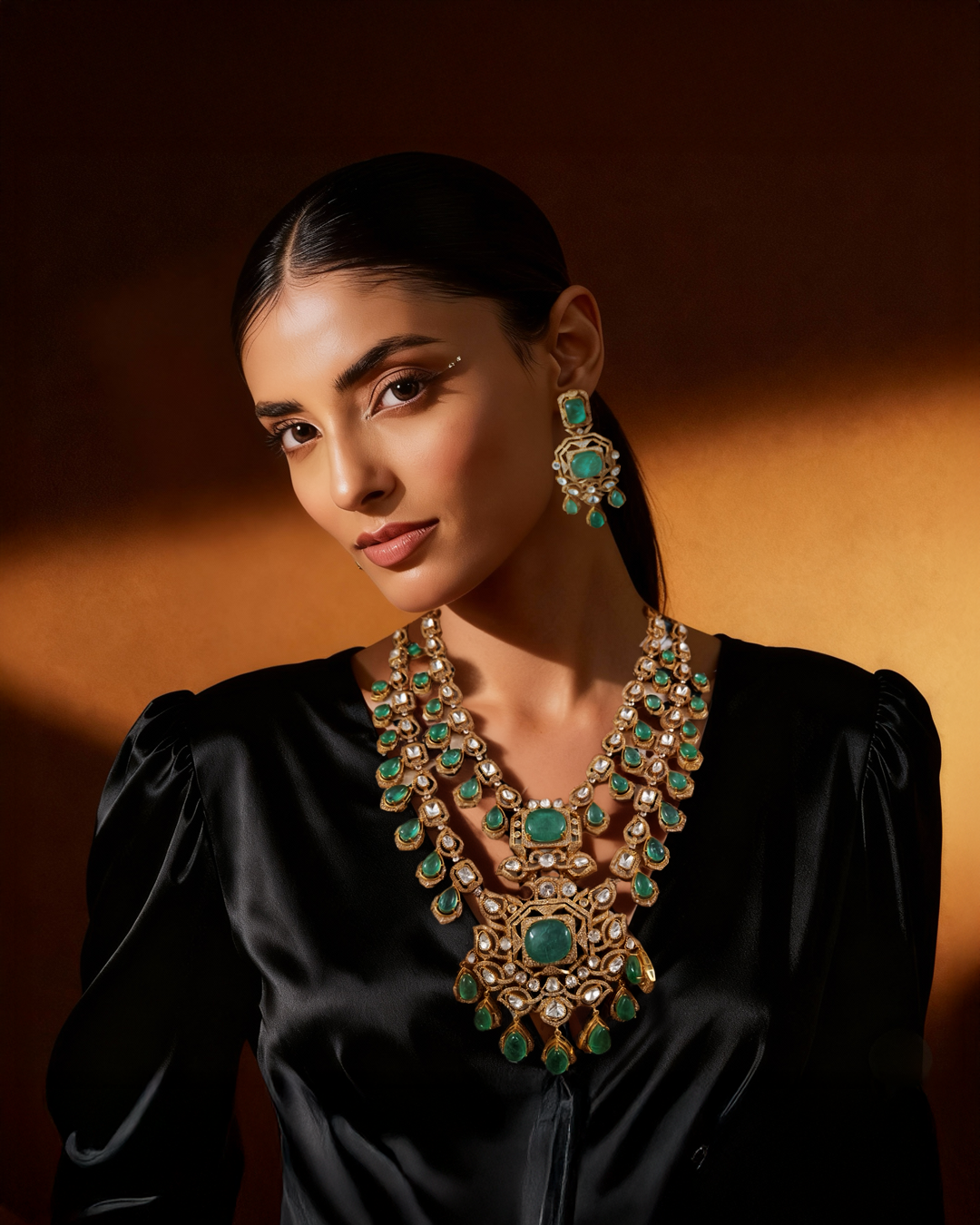 Bridal Style Layer Necklace Set