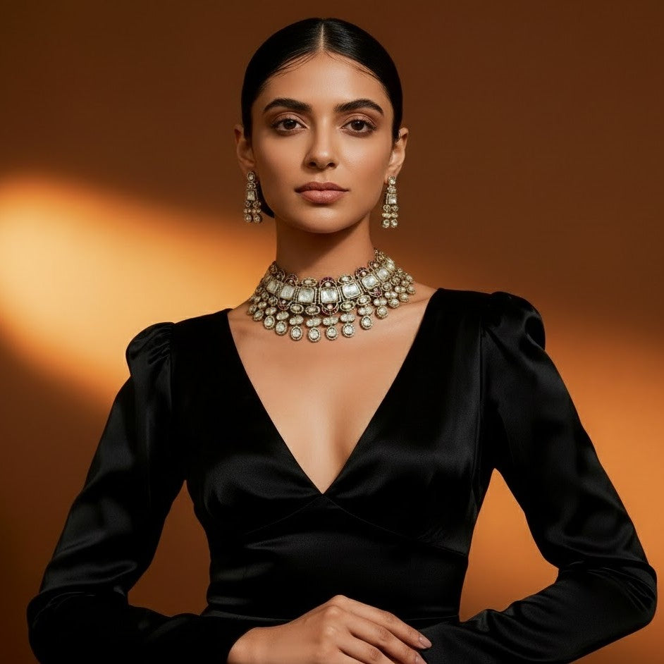 Mosonite Necklace Set