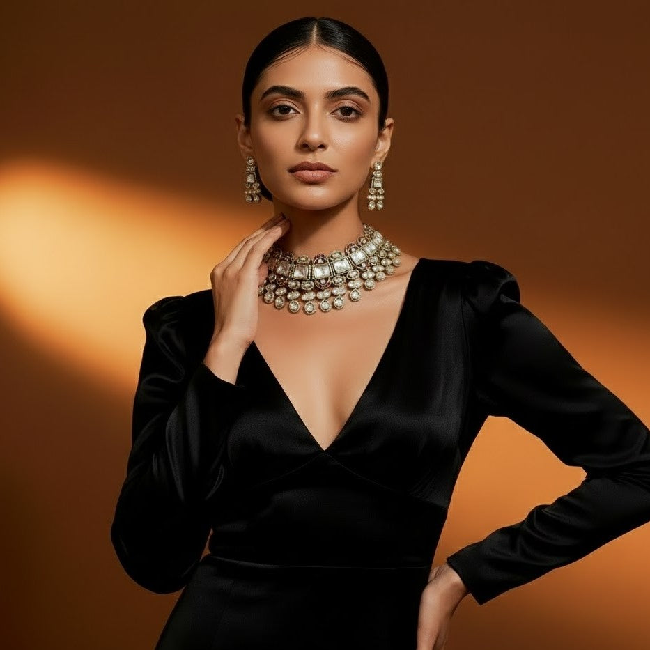 Mosonite Necklace Set