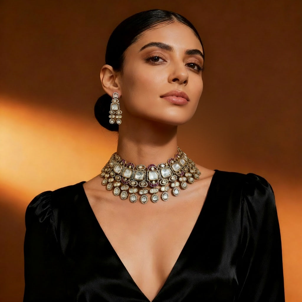 Mosonite Necklace Set