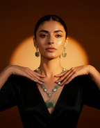 Grand Royal Statement Long Necklace Set